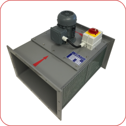 Kanal-Radial-Ventilator (Typenbezeichnung KRV, KRV-Duo)