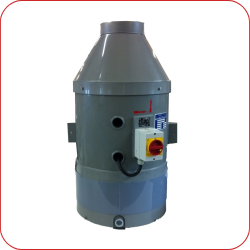 Rohr-Radial-Ventilator (Typenbezeichnung RRV)